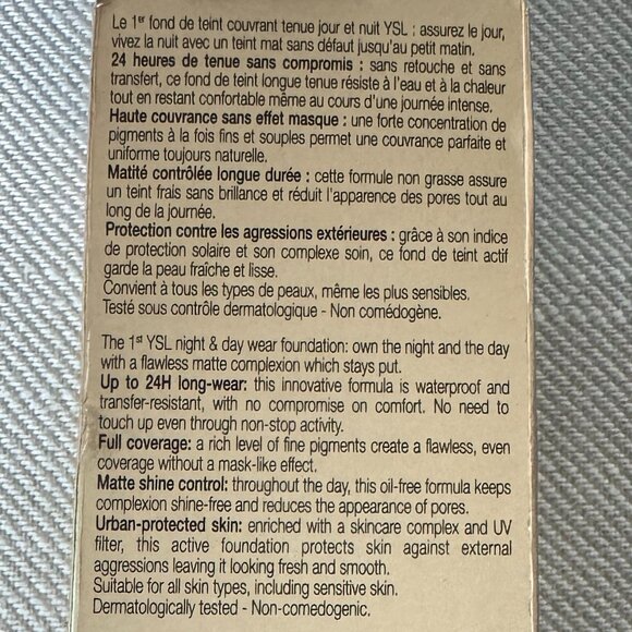 🤎 YSL Encre De Peau All Hours Foundation B80 Chocolate - New in Box 🤎 - Picture 5 of 13